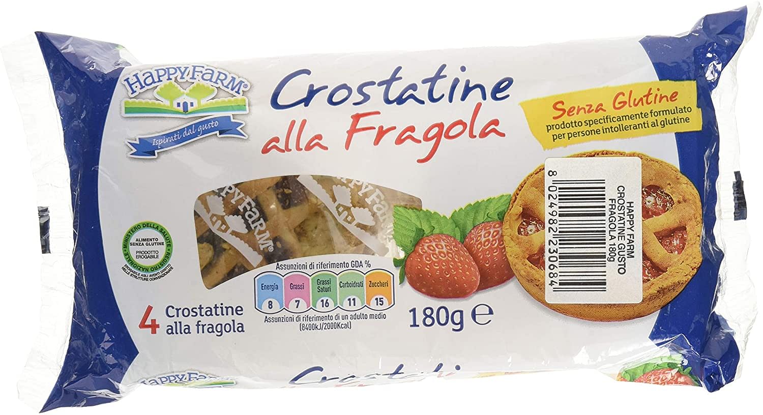 Happy Farm Crostata Fragole Senza Glutine 180 G