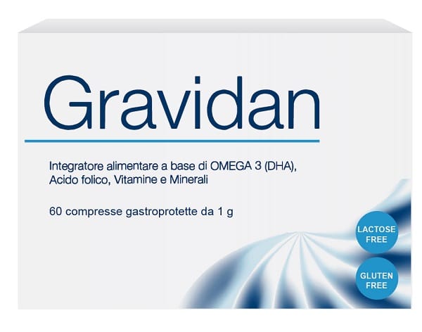 Integratore Gravidan 60 compresse per gravidanza e allattamento