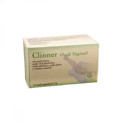 CLINNER 15 OVULI VAGINALI 2,5 G CLINNER 15 OVULI VAGINALI 2,5 G
