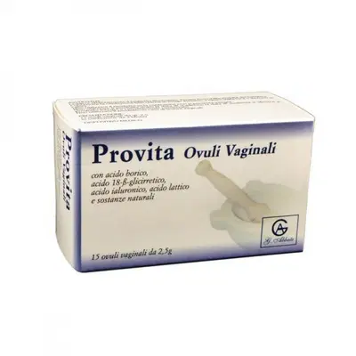 PROVITA 15 OVULI VAGINALI 2,5 G PROVITA 15 OVULI VAGINALI 2,5 G