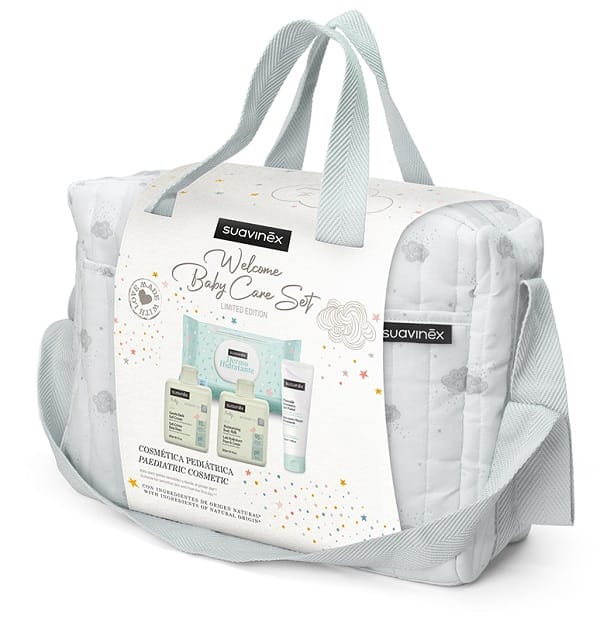 BORSA COSMETICA BLU 1 GENTLE BATH 300 ML + 1 MOISTURIZING BODY MILK 300 ML + 1 POMATA INTENSIVA 75 ML