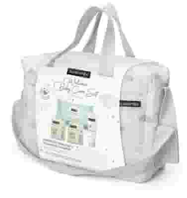 BORSA COSMETICA BLU 1 GENTLE BATH 300 ML + 1 MOISTURIZING BODY MILK 300 ML + 1 POMATA INTENSIVA 75 ML