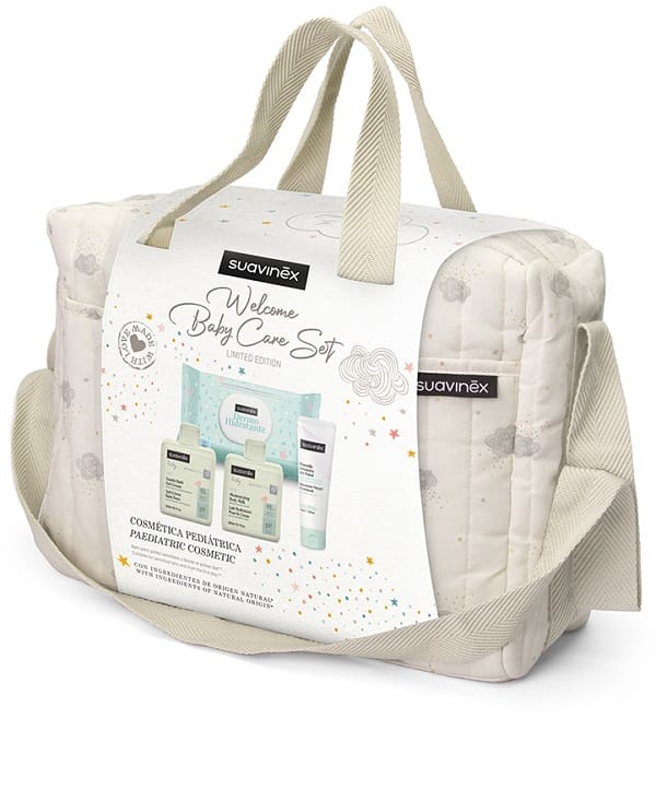 BORSA COSMETICA BEIGE 1 GENTLE BATH 300 ML + 1 MOISTURIZING BODY MILK 300 ML + 1 POMATA INTENSIVA 75 ML