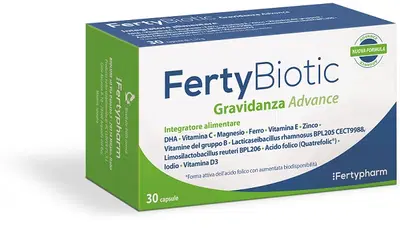 FERTYBIOTIC GRAVIDANZA ADVANCE 30 CAPSULE DA 1,15 G FERTYBIOTIC GRAVIDANZA ADVANCE 30 CAPSULE DA 1,15 G