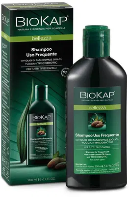 BIOKAP BELLEZZA SHAMPOO USO FREQUENTE CON TRICOBIOTIC 200 ML BIOKAP BELLEZZA SHAMPOO USO FREQUENTE CON TRICOBIOTIC 200 ML