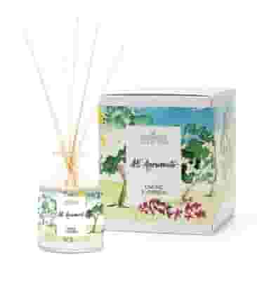 PAESAGGI OLFATTIVI ALL'AGRUMETO LIMONE E VERBENA DIFFUSORE D'AMBIENTE CON BASTONCINI 220 ML