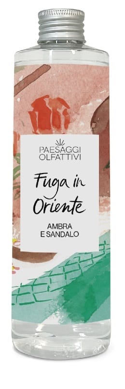 PAESAGGI OLFATTIVI FUGA IN ORIENTE AMBRA E SANDALO DIFFUSORE D'AMBIENTE RICARICA 250 ML