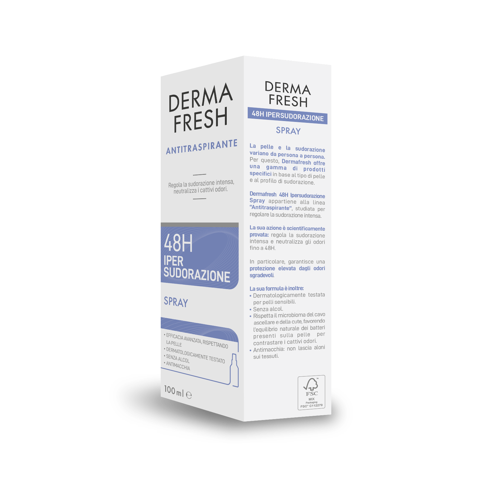 DERMAFRESH 48H IPERSUDORAZIONE SPRAY 100 ML