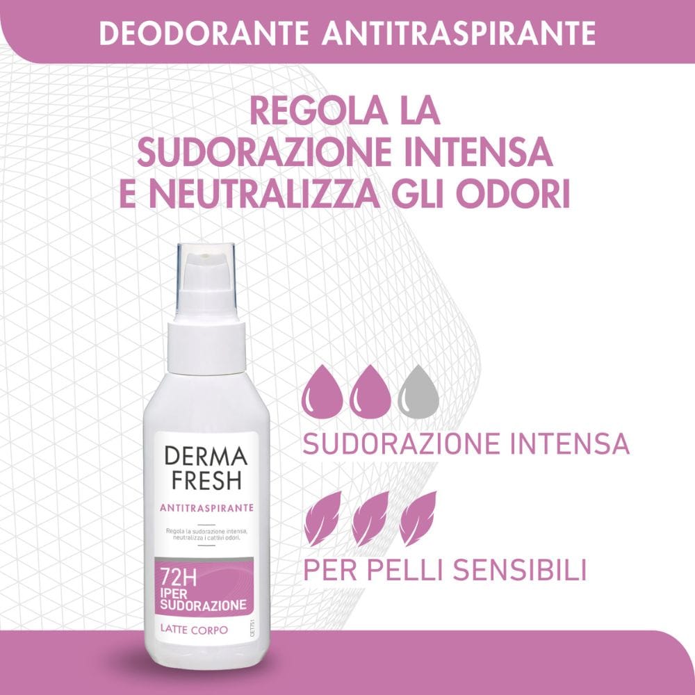 DERMAFRESH 72H IPERSUDORAZIONE LATTE CORPO 100 ML