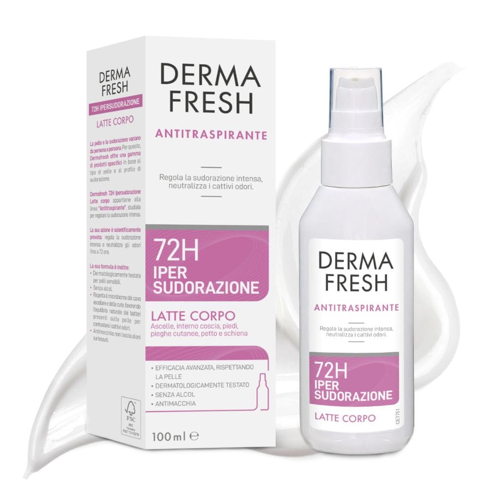DERMAFRESH 72H IPERSUDORAZIONE LATTE CORPO 100 ML