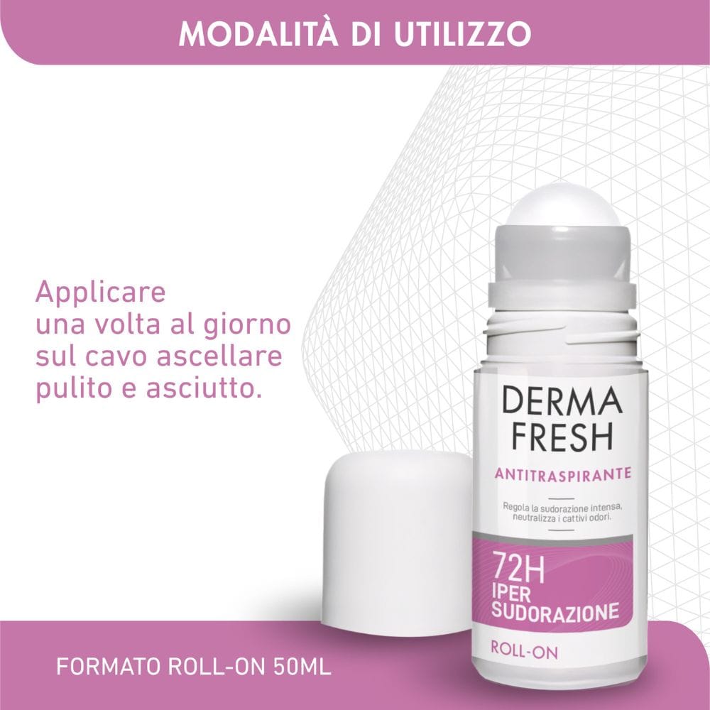 DERMAFRESH 72H IPERSUDORAZIONE ROLL ON 50 ML