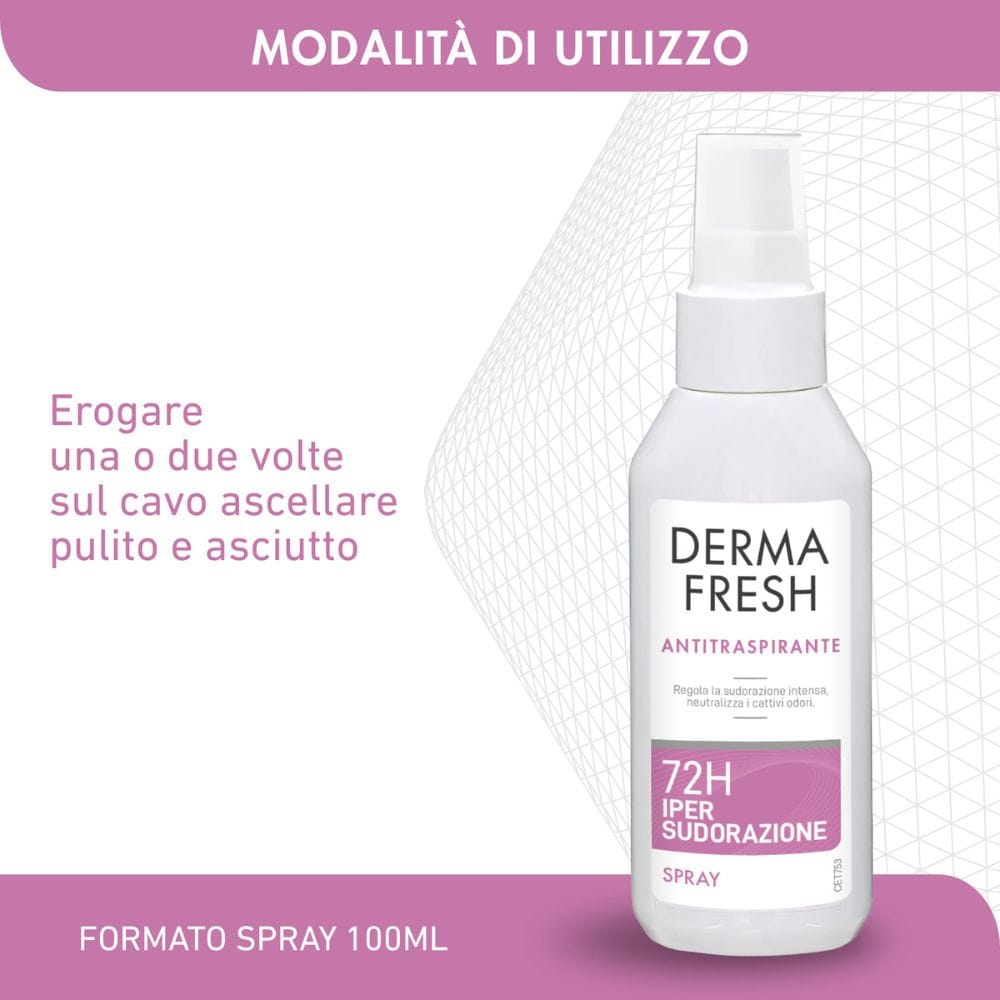 DERMAFRESH 72H IPERSUDUDORAZIONE SPRAY 100 ML