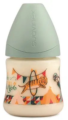 SUAVINEX LE CIRQUE BIBERON DA 150ML ANATOMICO S VERDE SUAVINEX LE CIRQUE BIBERON DA 150ML ANATOMICO S VERDE