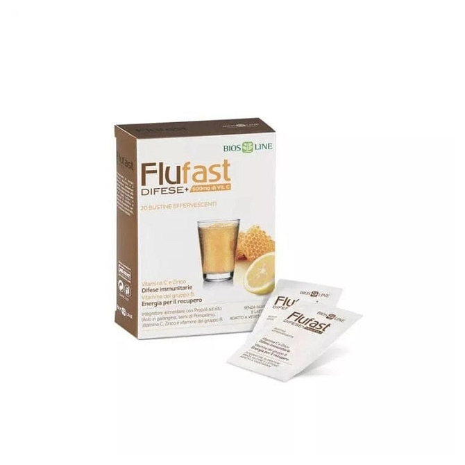 Flufast Difese+ Per Il Tuo Sistema Immunitario 20 Bustine Effervescenti