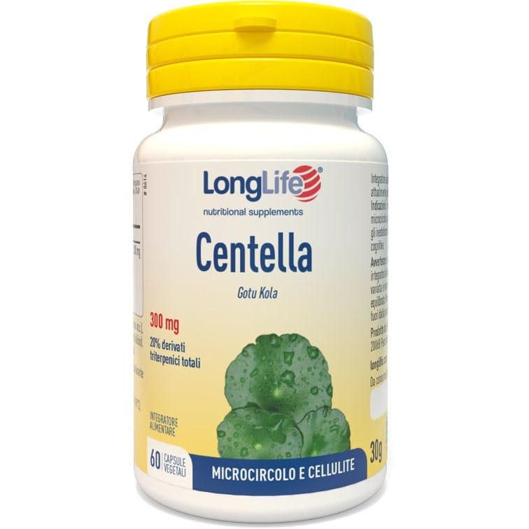 LONGLIFE CENTELLA 20% 60 CAPSULE VEGETALI SENZA GLUTINE