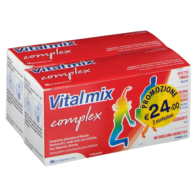 Vitalmix Complex Bipack 2 Confezioni Da 12 Flaconcini Da 12 Ml