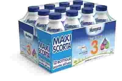 HUMANA 3 PROBALANCE MULTIPACK MAXI SCORTA 12 BOTTIGLIE DA 470 ML