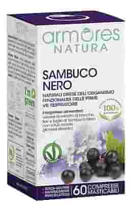 ARMORES NATURA SAMBUCO NERO 60 COMPRESSE MASTICABILI