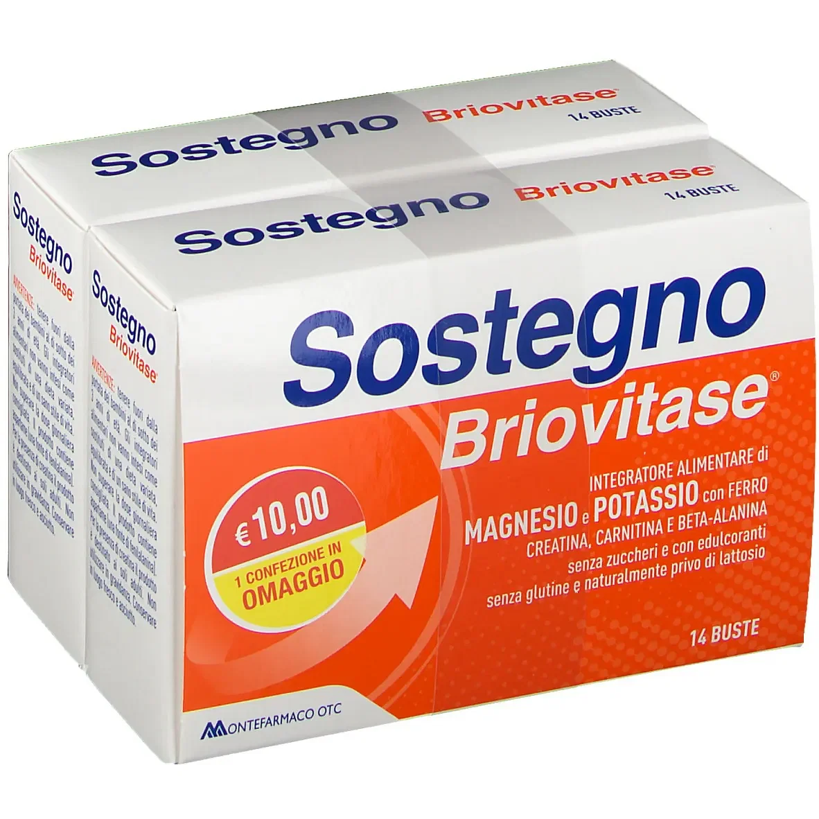 Briovitase Sostegno Bipack 14 Bustine X 2 Pezzi