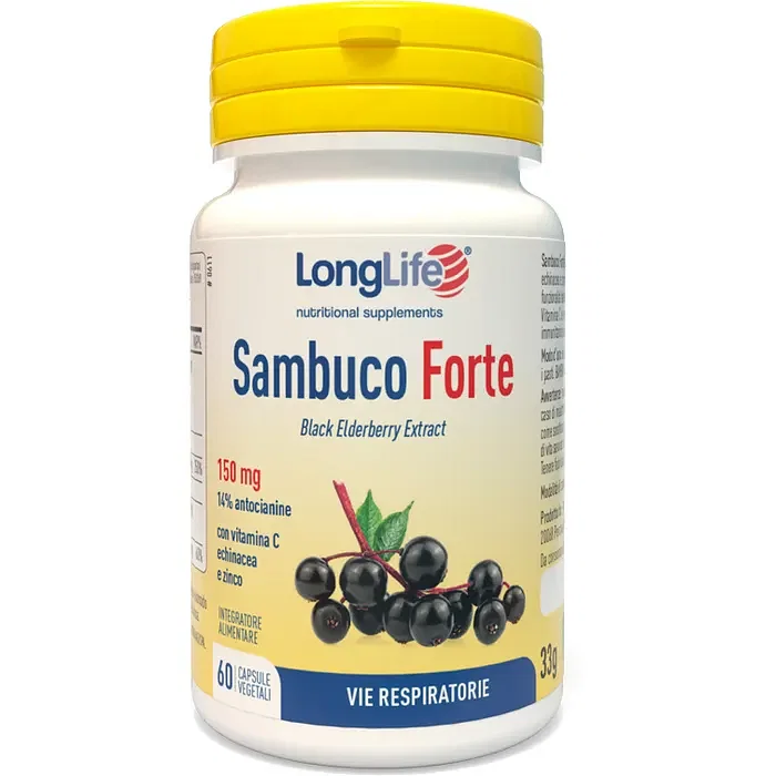 Longlife Sambuco Forte 60 Capsule