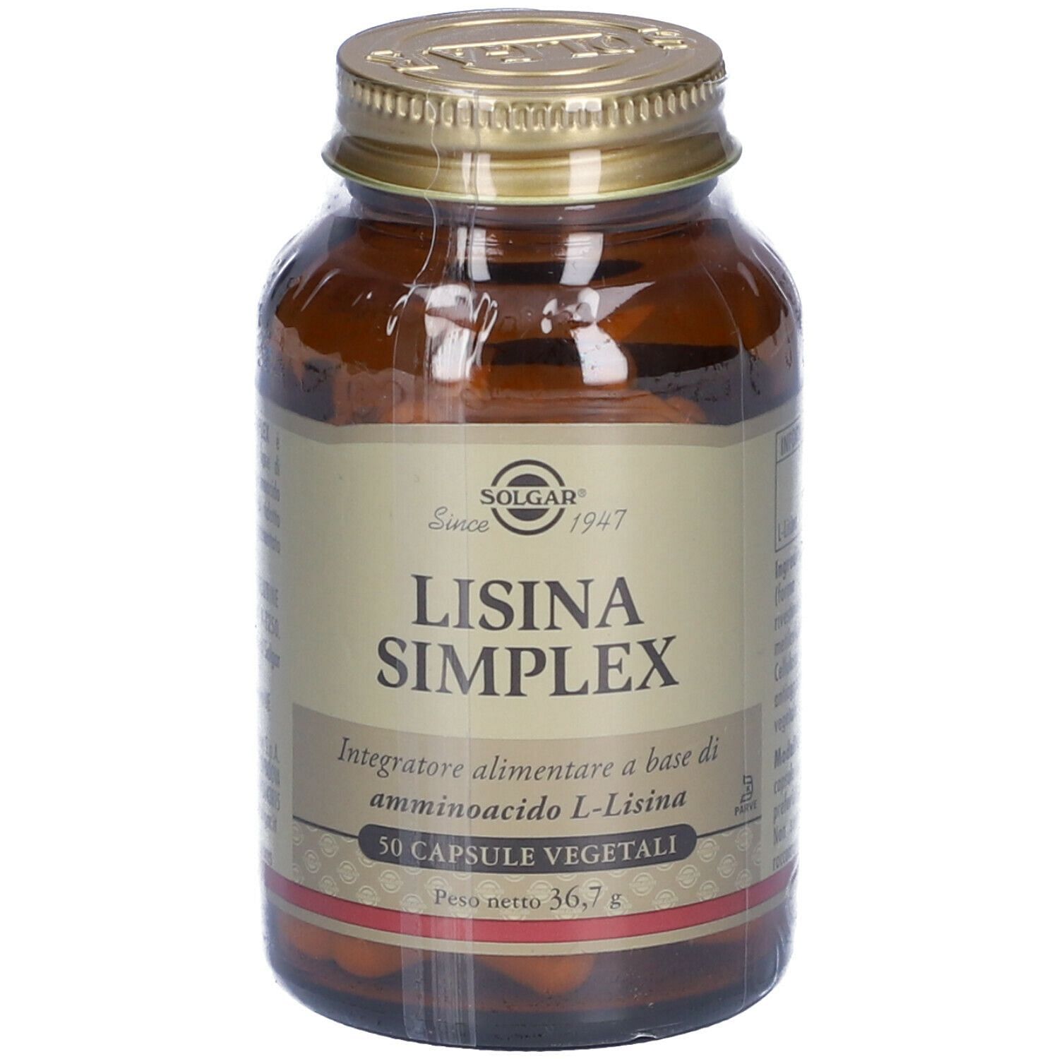 Lisina Simplex 50 Capsule Vegetali