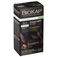 BIOS LINE  BIOKAP NUTRICOLOR DELICATO RAPID TINTA 5,0 CASTANO CHIARO NATURALE 135 ML