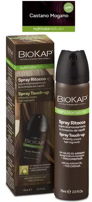 BIOS LINE BIOKAP NUTRICOLOR DELICATO SPRAY RITOCCO CASTANO MOGANO 75 ML BIOS LINE BIOKAP NUTRICOLOR DELICATO SPRAY RITOCCO CASTANO MOGANO 75 ML
