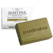 SAPONE ALL'OLIO DI OLIVA E MASTIHA DI CHIOS IN GEL 100 G SAPONE ALL'OLIO DI OLIVA E MASTIHA DI CHIOS IN GEL 100 G
