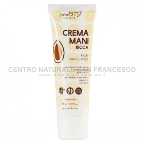 PUROBIO FOR SKIN CREMA MANI RICCA