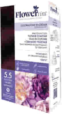 FLOWERTINT COLORAZIONE IN CREMA PERMANENTE 5,5 CASTANO CHIARO MOGANO