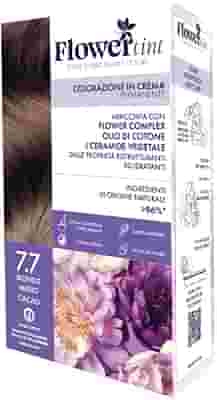 FLOWERTINT COLORAZIONE IN CREMA PERMANENTE 7,7 BIONDO MEDIO CACAO