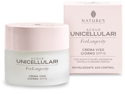 Nature'S Acque Unicellulari Forlongevity Crema Viso Spf15 50 Ml