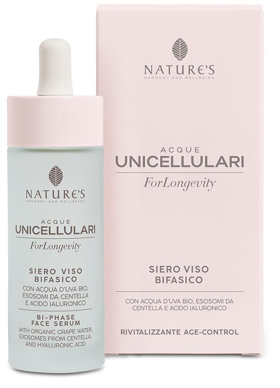 NATURE'S ACQUE UNICELLULARI FORLONGEVITY SIERO BIFASICO VISO 30 ML