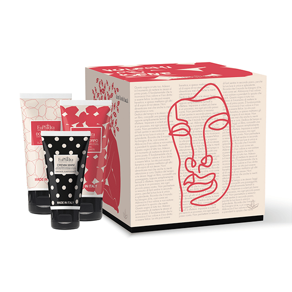 EUPHIDRA VOLERMI PIU' BENE DOCCIA GEL 100 ML + CREMA CORPO 100 ML + CREMA MANI IDRATANTE E ELASTICIZZANTE 50 ML
