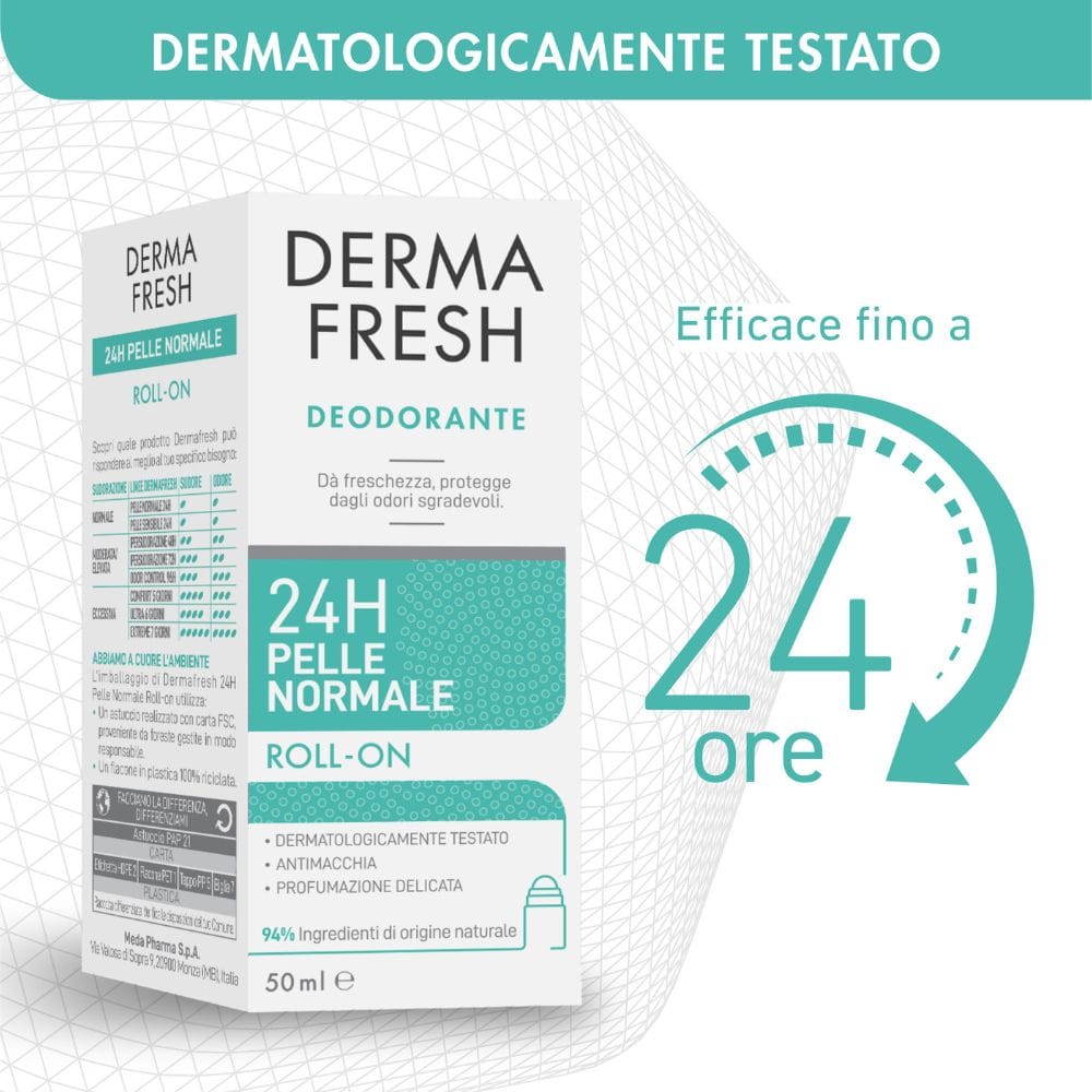 DERMAFRESH 24H PELLE NORMALE ROLL ON 50 ML