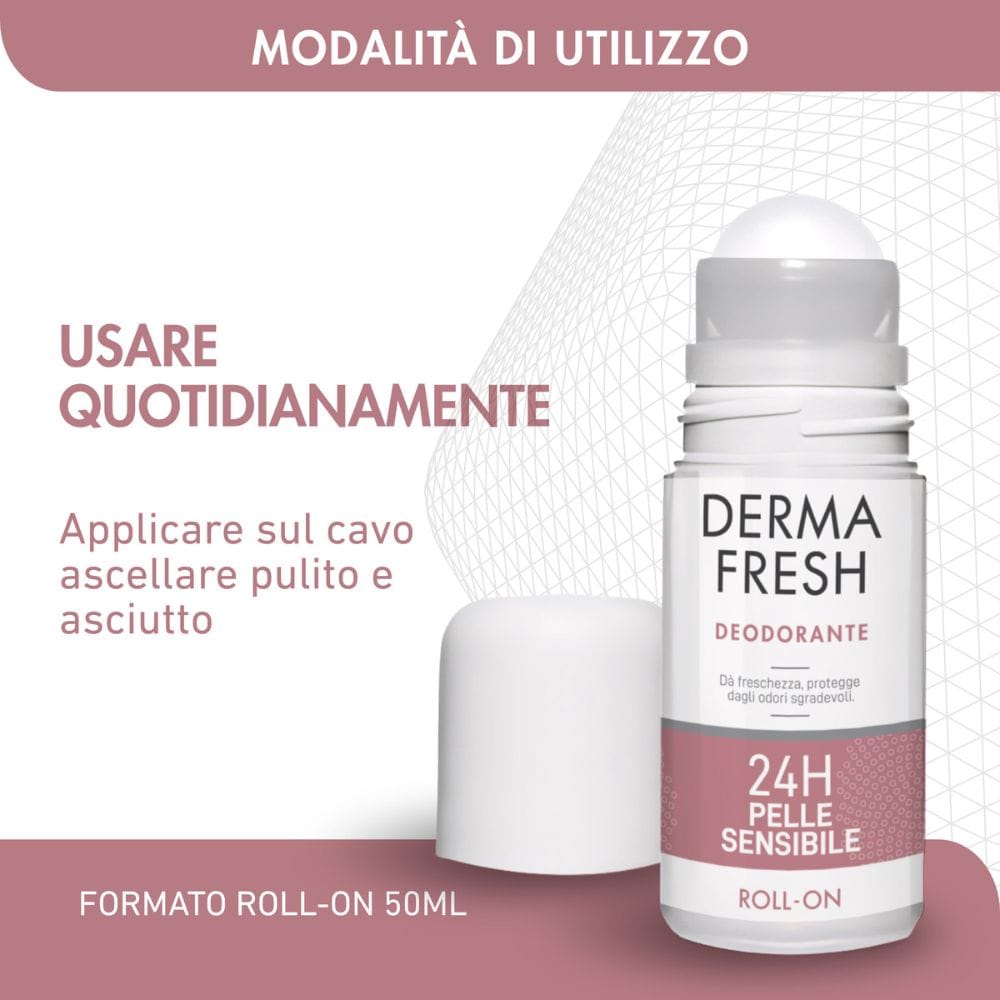 DERMAFRESH 24H PELLE SENSIBILE ROLL ON 50 ML