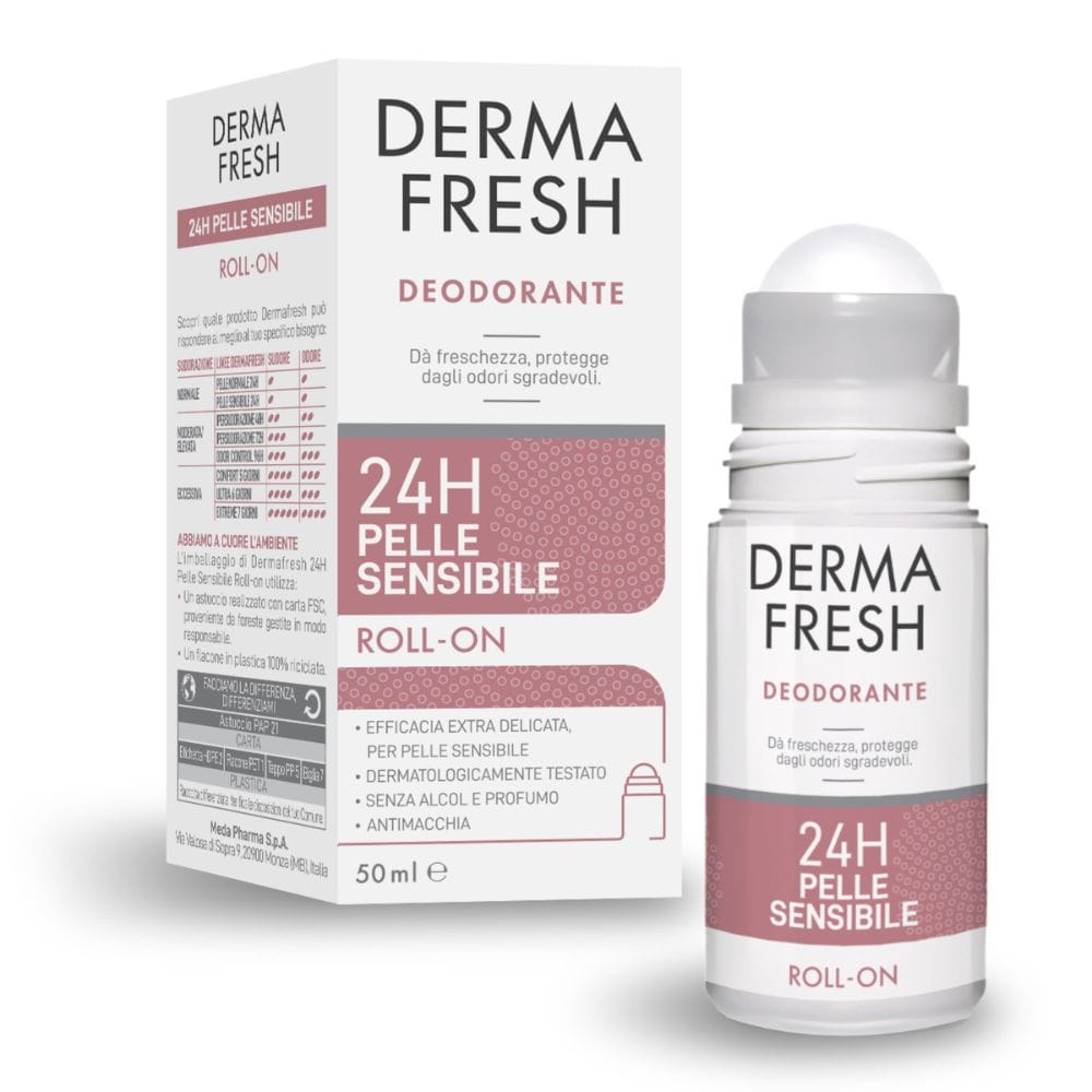 DERMAFRESH 24H PELLE SENSIBILE ROLL ON 50 ML