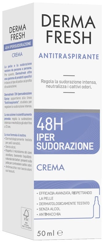 DERMAFRESH 48H IPERSUDORAZIONECREMA 50 ML