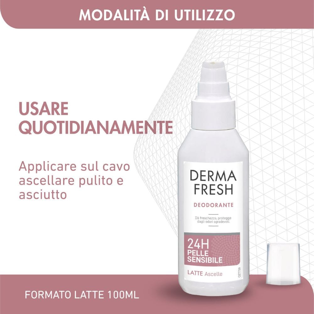 DERMAFRESH 24H PELLE SENSIBILE LATTE 100 ML