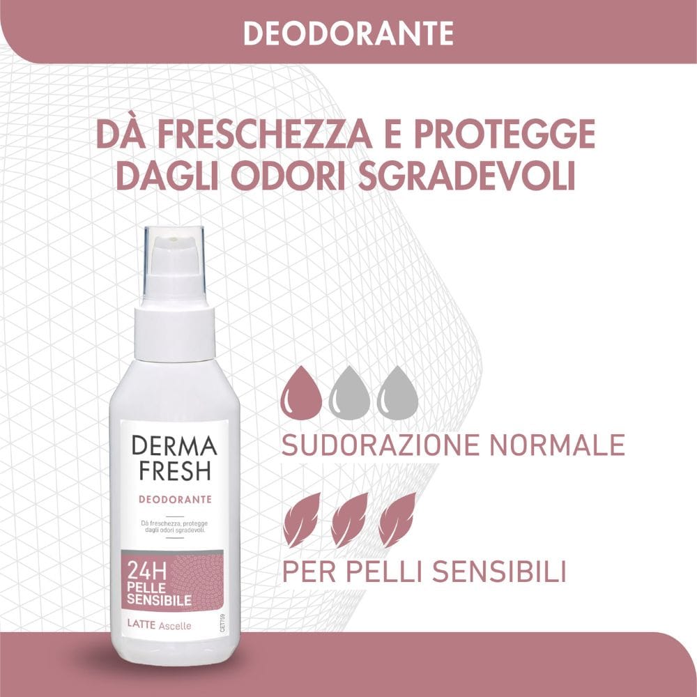 DERMAFRESH 24H PELLE SENSIBILE LATTE 100 ML