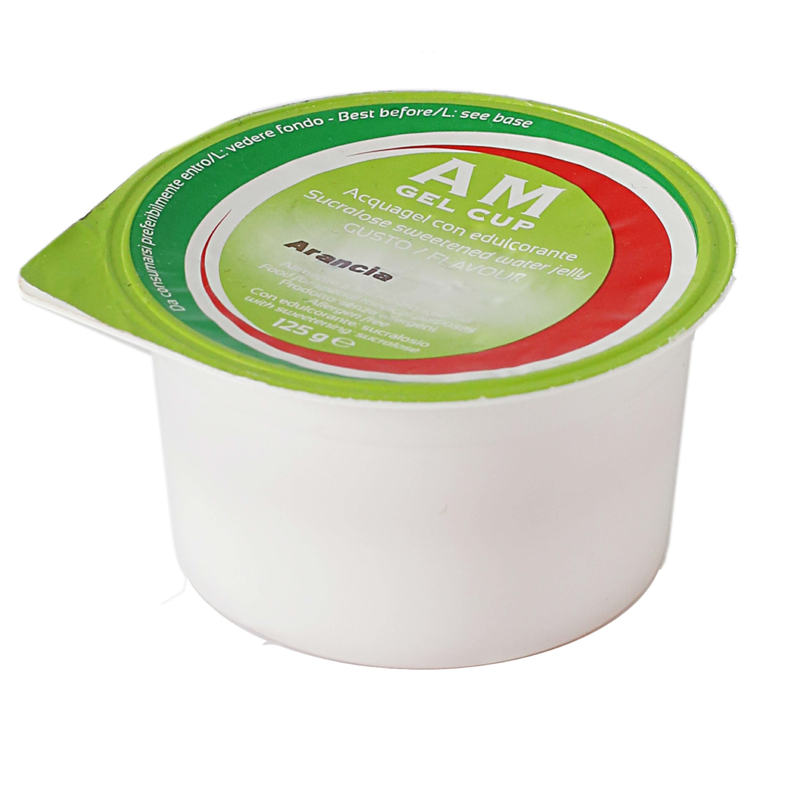 AM GEL CUP ACQUAGEL ARANCIA CON EDULCORANTE 24 X 125 G