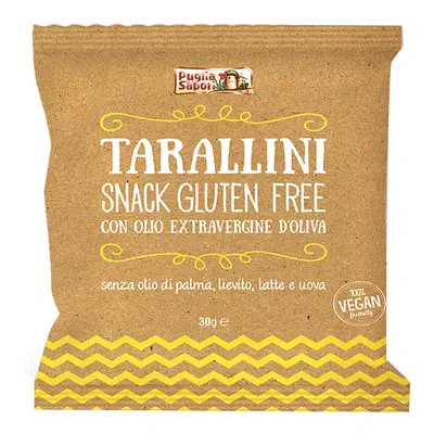 PUGLIA SAPORI TARALLINI OLIO EXTRAVERGINE DI OLIVA 30 G PUGLIA SAPORI TARALLINI OLIO EXTRAVERGINE DI OLIVA 30 G