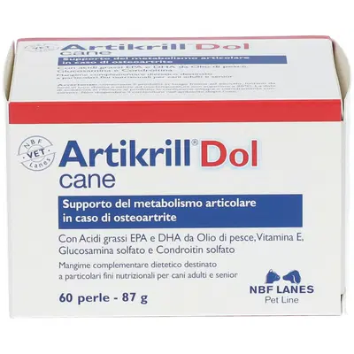 ARTIKRILL DOL CANE BLISTER 60 PERLE ARTIKRILL DOL CANE BLISTER 60 PERLE
