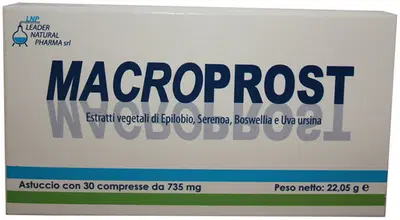 MACROPROST 30 COMPRESSE 31,5 G MACROPROST 30 COMPRESSE 31,5 G