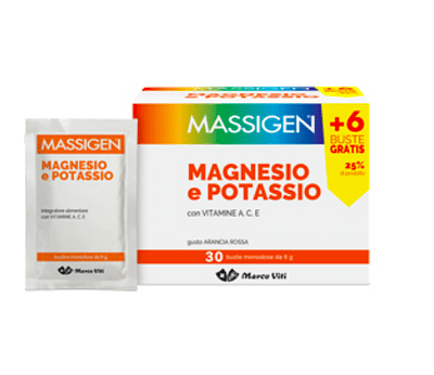 MASSIGEN MAGNESIO E POTASSIO 24 BUSTINE +6 GRATIS