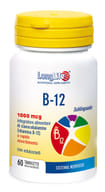 LONGLIFE B12 1000 MCG SUBLINGUALE 60 TAVOLETTE DIVISIBILI GUSTO CILIEGIA SENZA GLUTINE