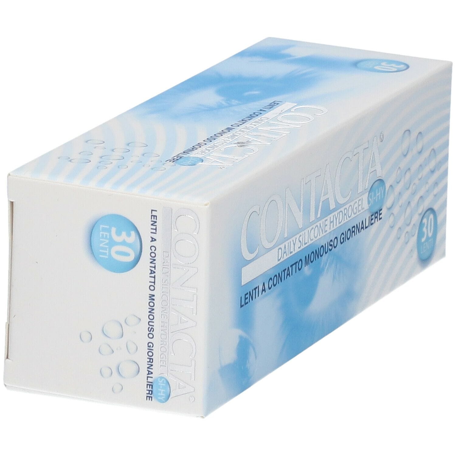 LENTE A CONTATTO MONOUSO GIORNALIERA CONTACTA DAILY LENS SILICONE HYDROGEL -8,00 30 PEZZI