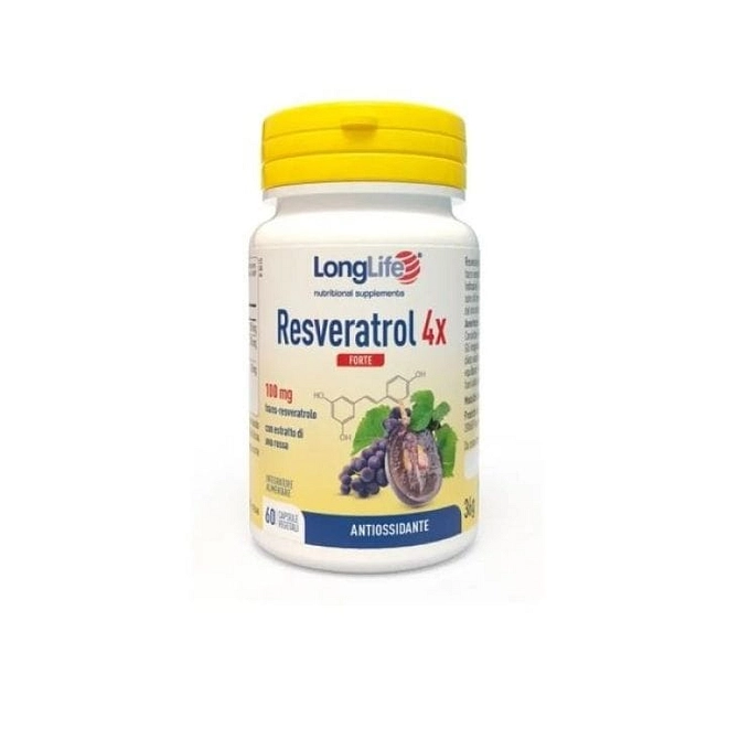 Longlife Resveratrol 4 X Forte 60 Capsule