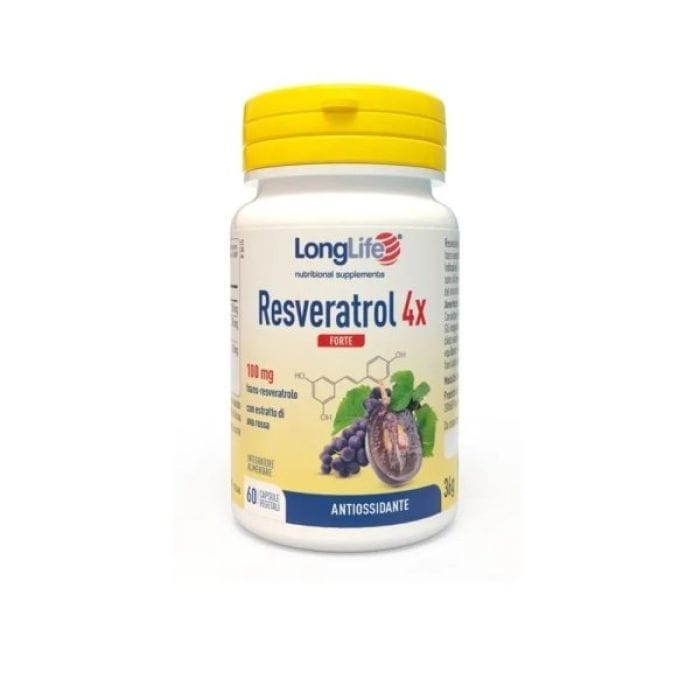 LONGLIFE RESVERATROL 4X FORTE 60 CAPSULE VEGETALI