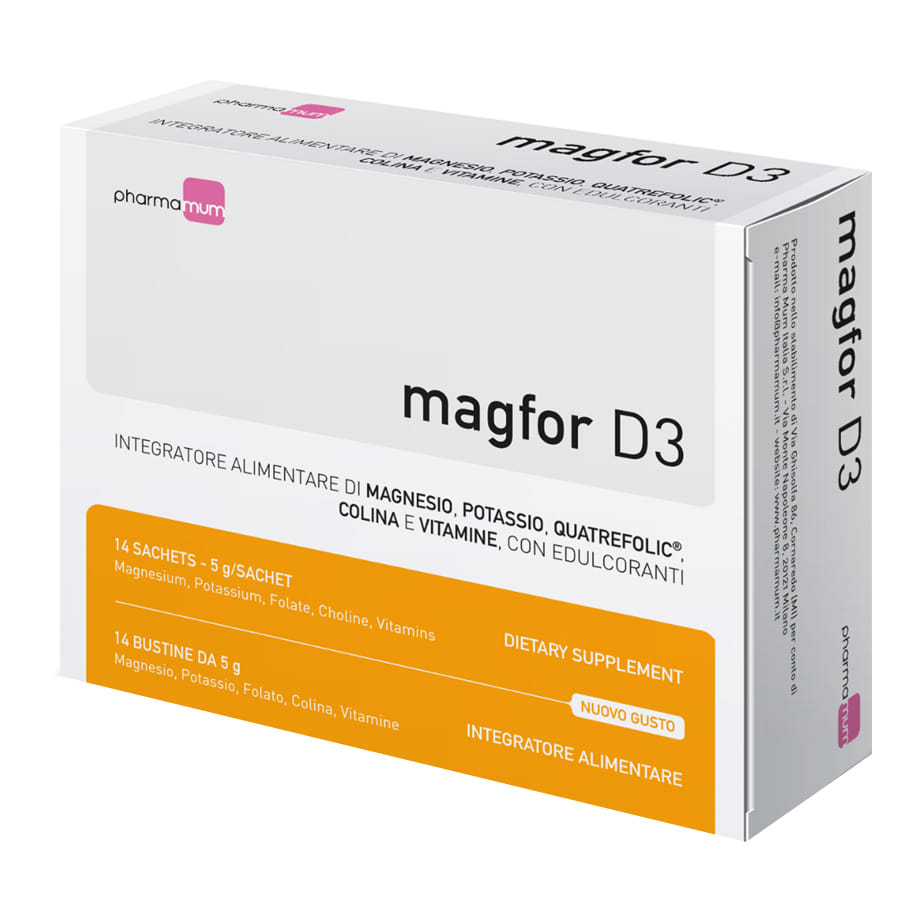 MAGFOR D3 14 BUSTINE DA 5 G CON EDULCORANTI SENZA GLUTINE SENZA LATTOSIO